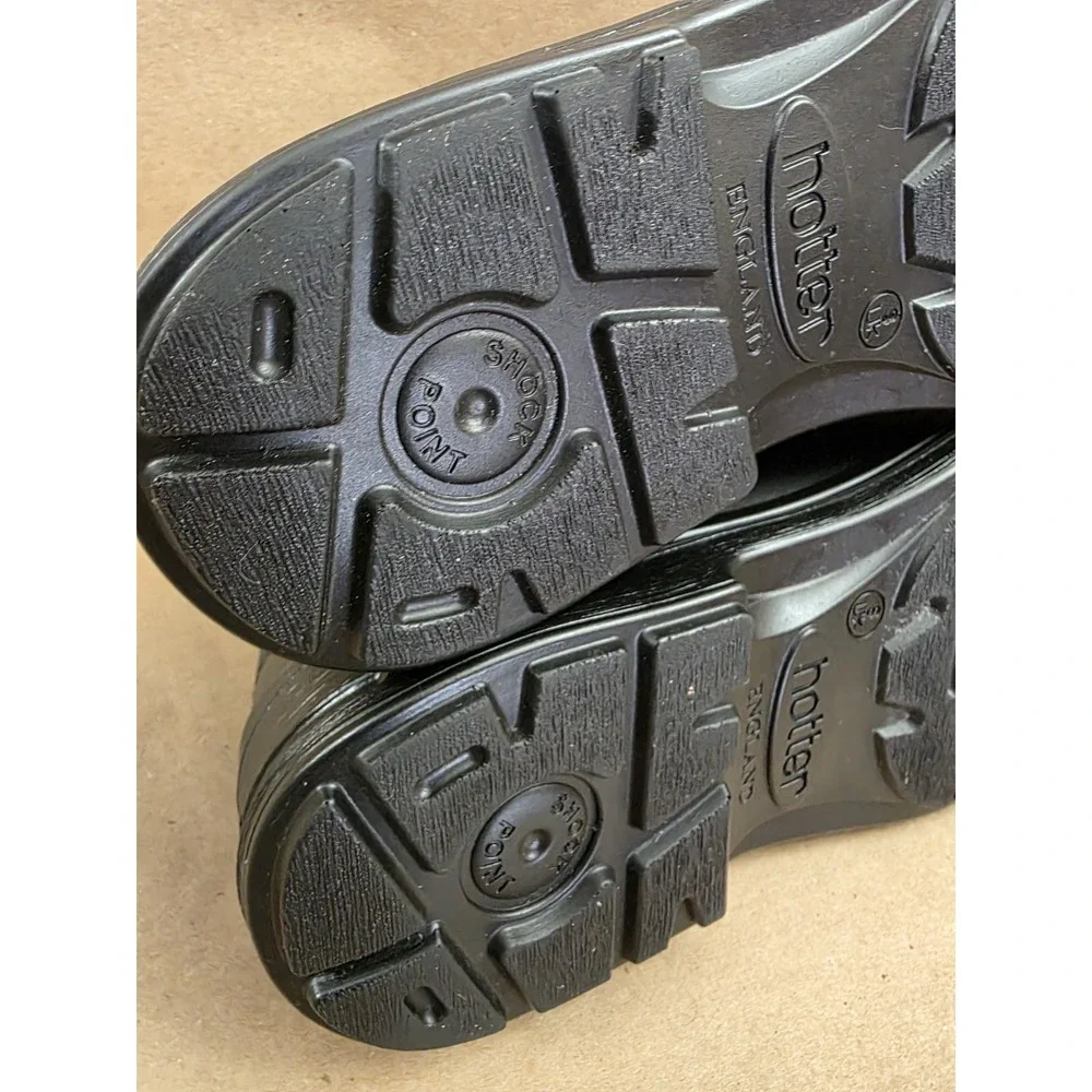 Hotter Burton (US 9 UK 8) STD Men's Formal Shoes Black Leather Lace Up